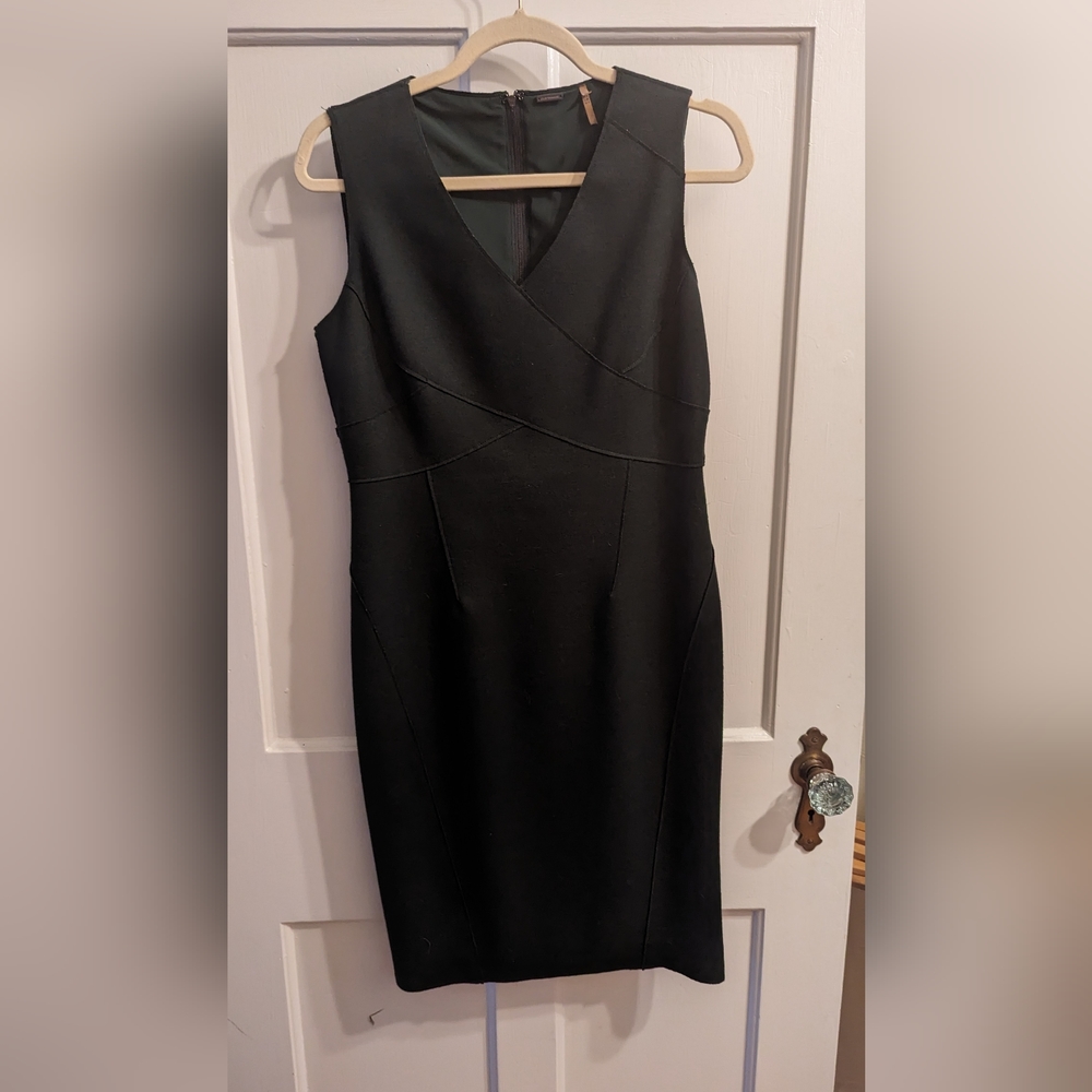 Felted wool body con dress by Elie Tahari